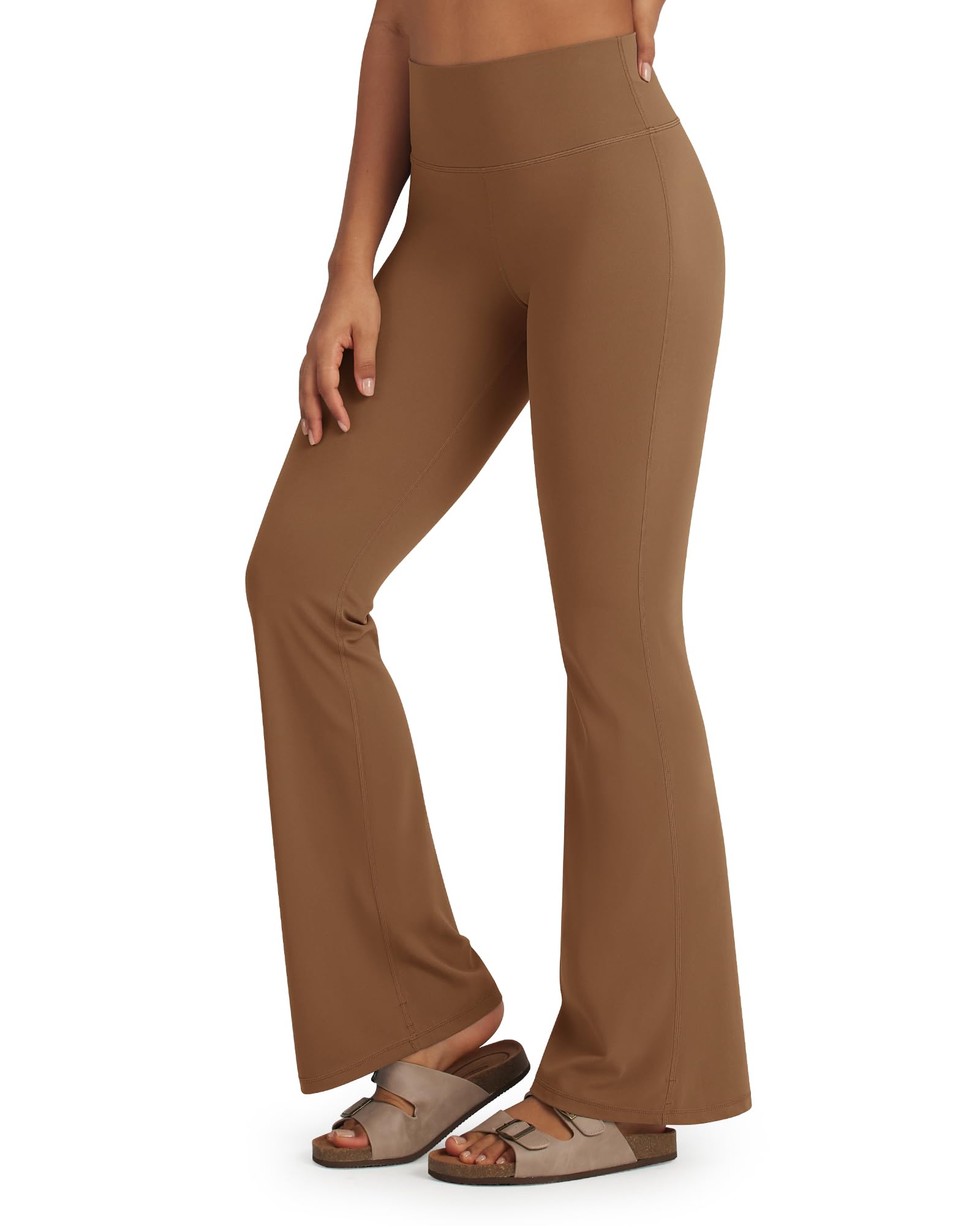 Promover Bootcut Yoga Pants for Women High Waist Dress Pants Flare Leggings 29" 31" 33" Workout Pant for Casual Work