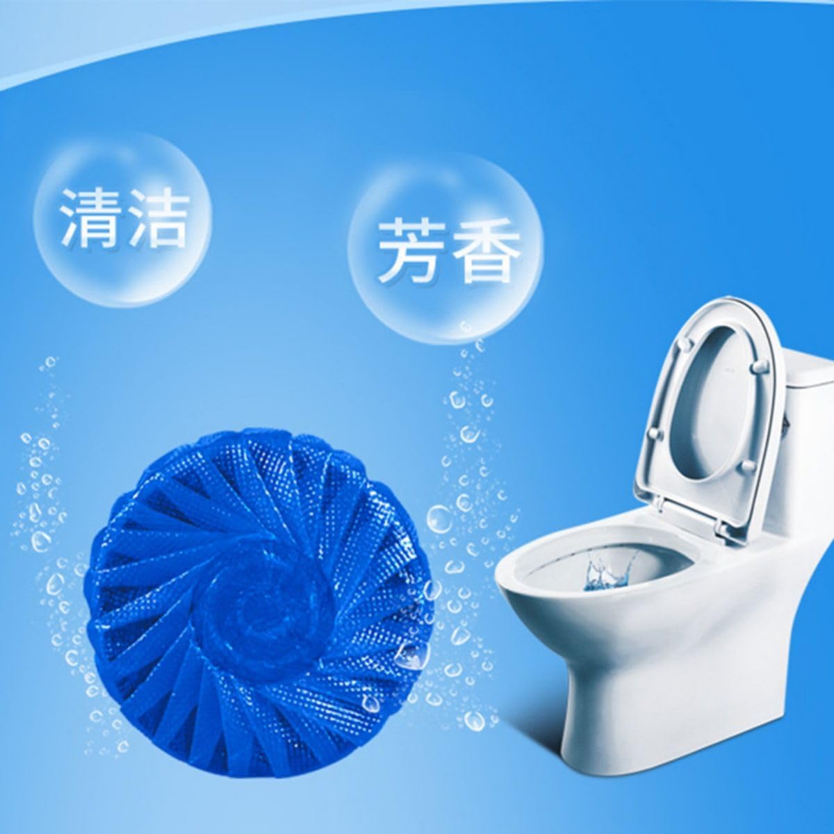 Kitchen The cooking Tool Accessories 马桶自动清洁片洁厕灵蓝泡泡清洁用品厕所清香型去异味洁厕宝 image 2