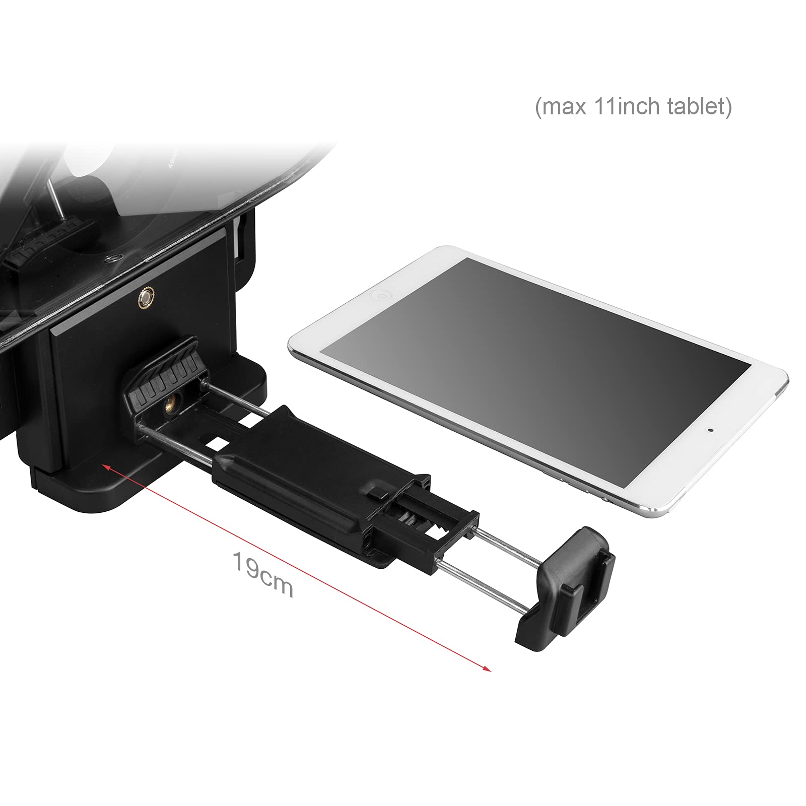 Desview - T3 - Teleprompter für Smartphone, Tablet oder DSLR-Kamera bis zu 8“ - mit Fernbedienung - HD-Displayglas - Videoaufzeichnung - Autocue - Live Streaming
