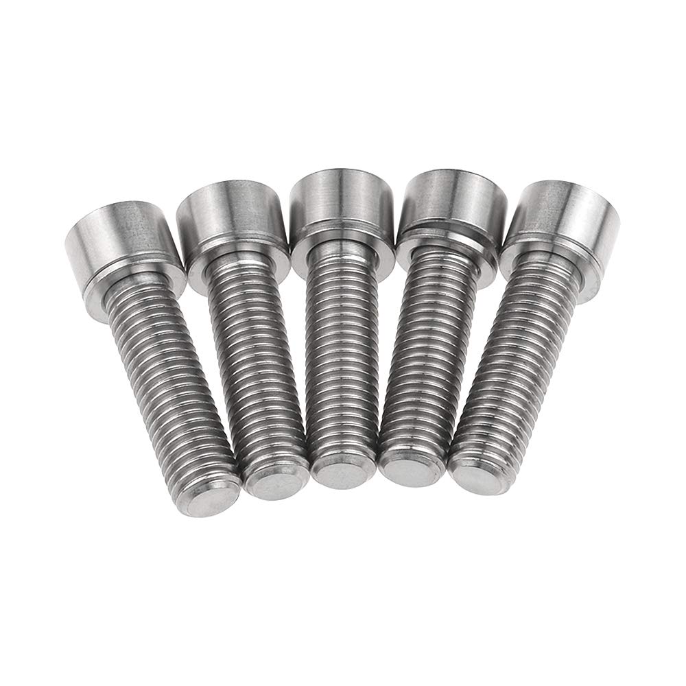 ネジネジ Amazon | Ruifuチタン合金 M7 x 25 mm 円柱 六角穴付 ボルト