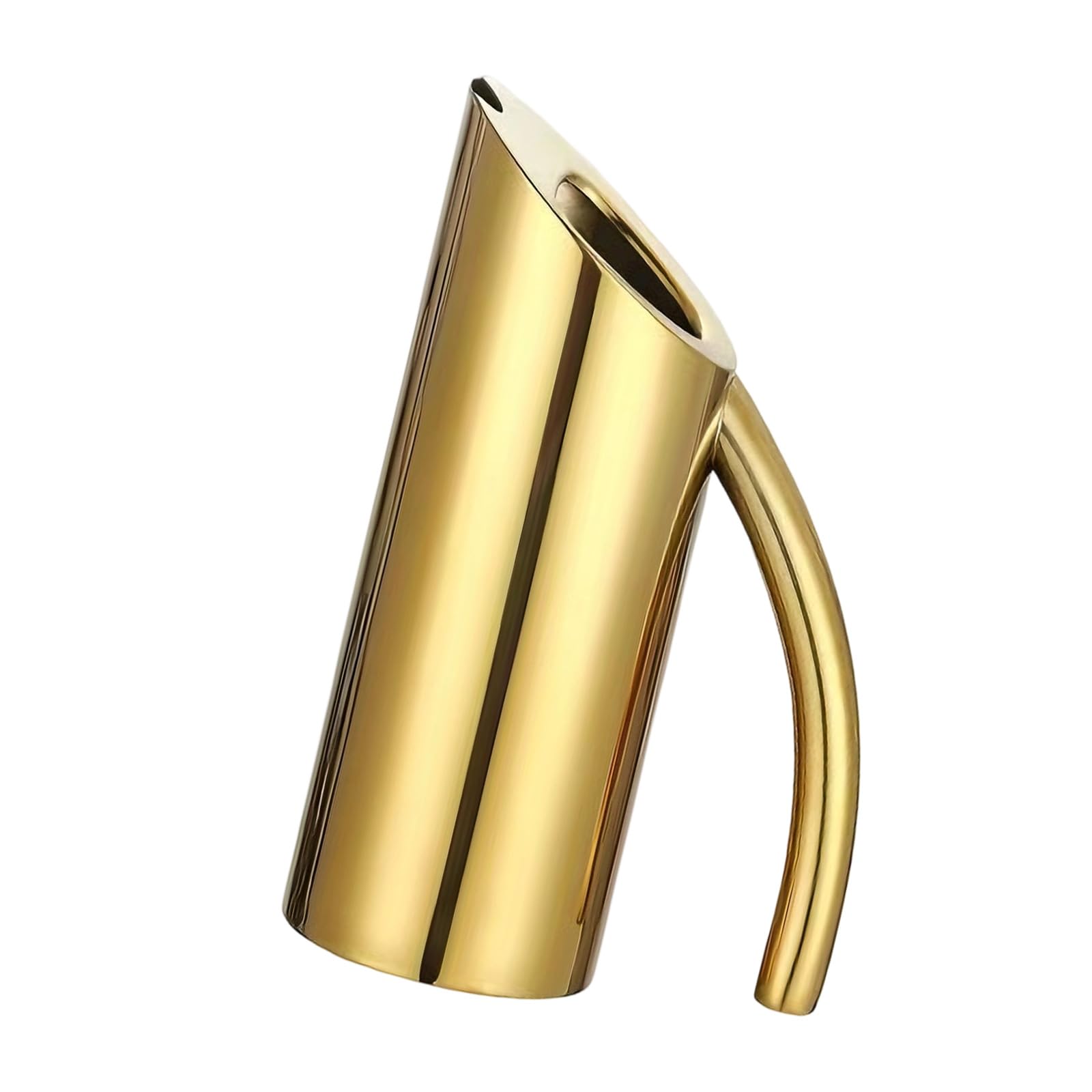 Buxuaaaa Gold Large Capacity Stainless Steel Pitcher For Parties Pub Easy To Clean Multipurpose Beverage Container Ice Cold Water Pots Pub Jar