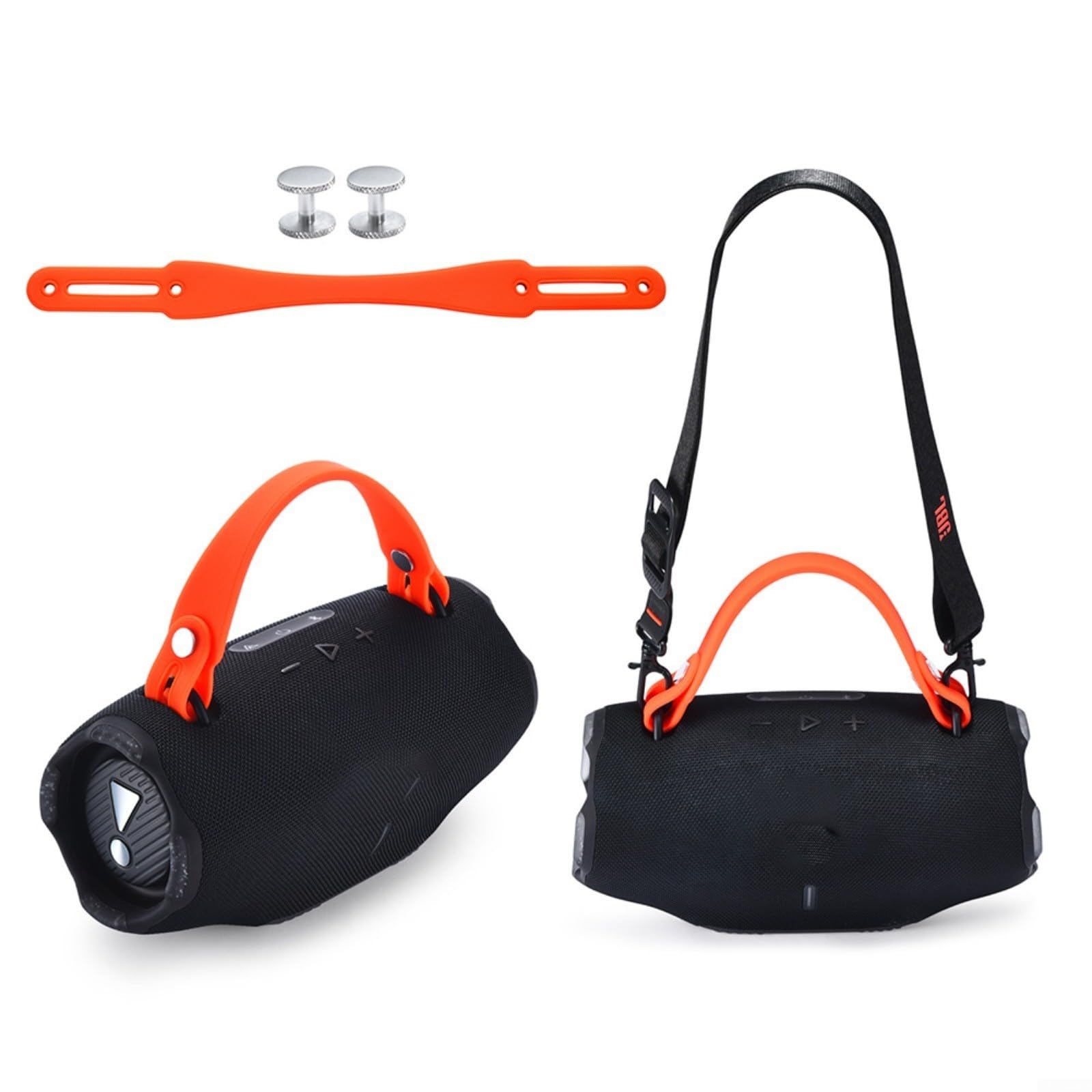 HpLive Mango de altavoz para JBL, correa de mano de silicona para JBL para altavoces Xtreme 5/4/3/2, asa antideslizante para un agarre seguro (negro)