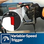 BOSCH 11255VSR Bulldog Xtreme 8 Amp 1 Inch Corded Variable Speed SDS-Plus Concrete/Masonry Rotary Hammer