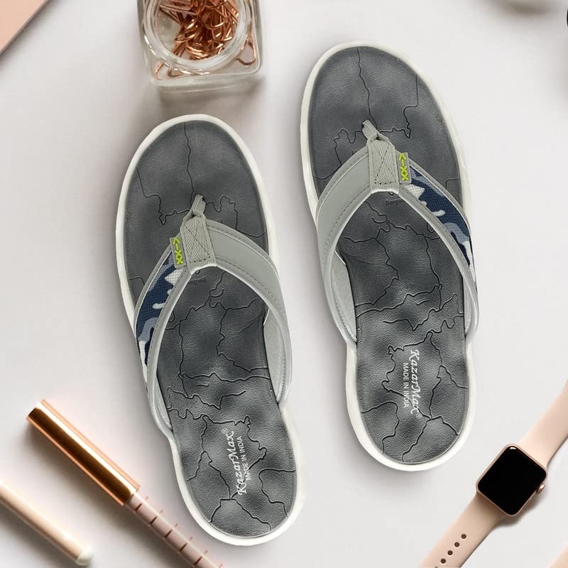 KazarMax Men Lightweight | Skid Resistent | Super comfortable Sporty Thong Flip-Flops Slippers