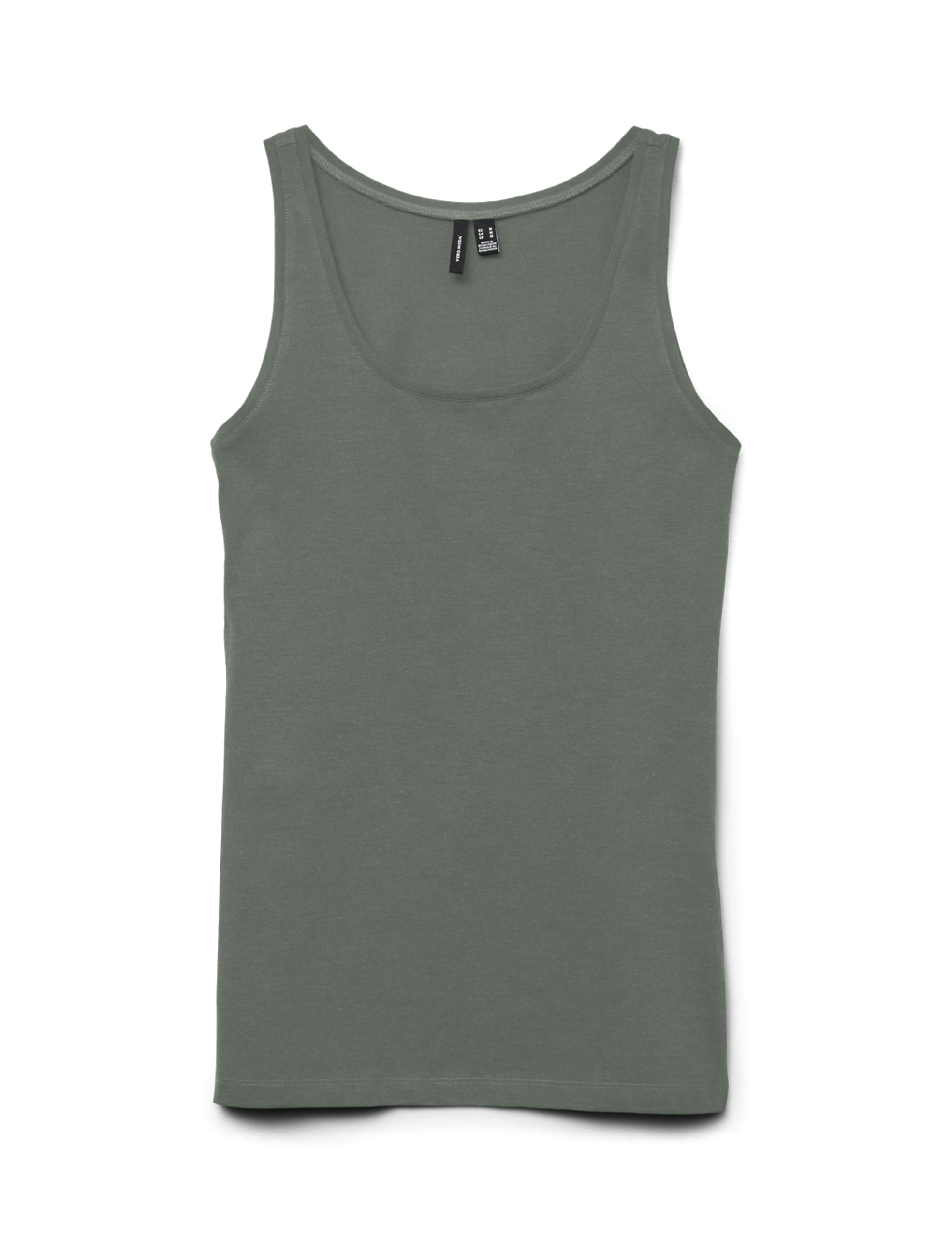VERO Moda Women's Vmlulu Long Tank Top JRS Ga Noos Tank Top, Laurel Wreath, M