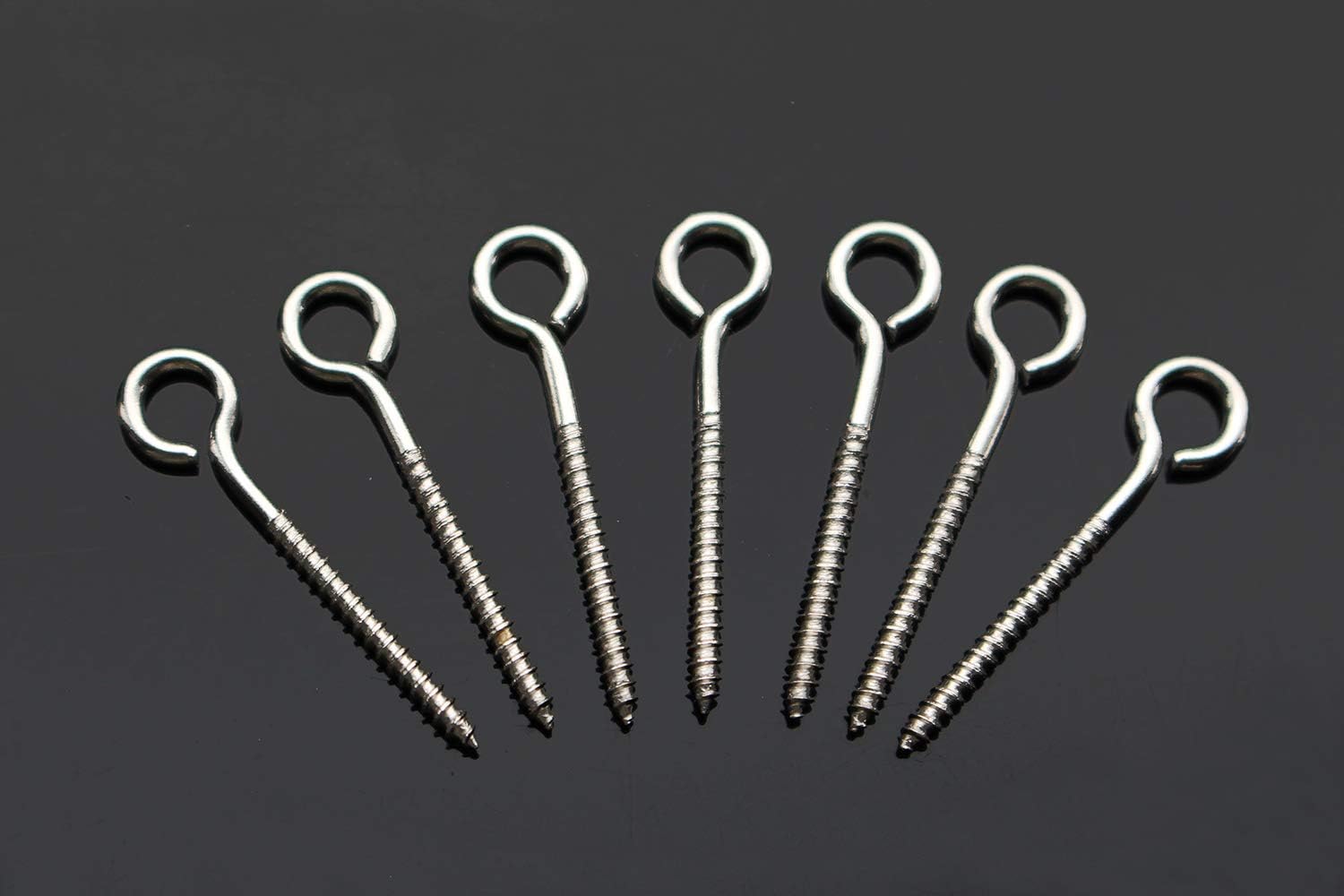 Tigofly 100 pcs 25mm Screws Stainless Steel Plug Hardware Jerk Baits