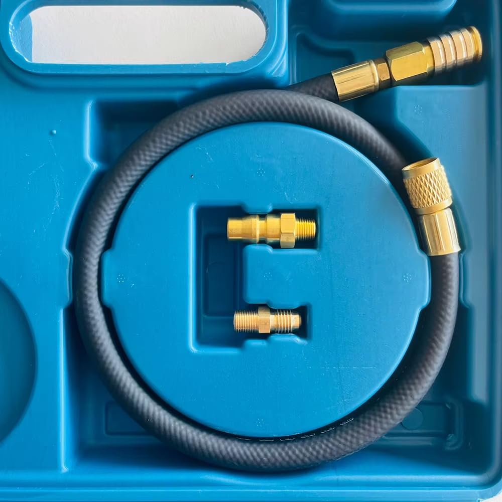 Probador de Presión de Combustible para Automóviles, Medidores de Presión de Gasolina, Herramienta de Prueba de Instrumentos para Automóviles, Herramientas de Reducción de Vibraciones Automotrices