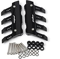 Vista 1 de Protección contra caídas para motocicleta, guardabarros delantero, protección lateral, deslizadores de aluminio CNC, accesorios universales