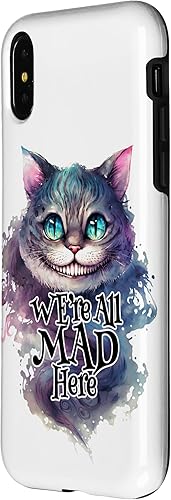 Miniatura 8 de Funda para iPhone 1212 Pro Cheshire Cat We're All MAD Here Alicia in Wonderland Quote