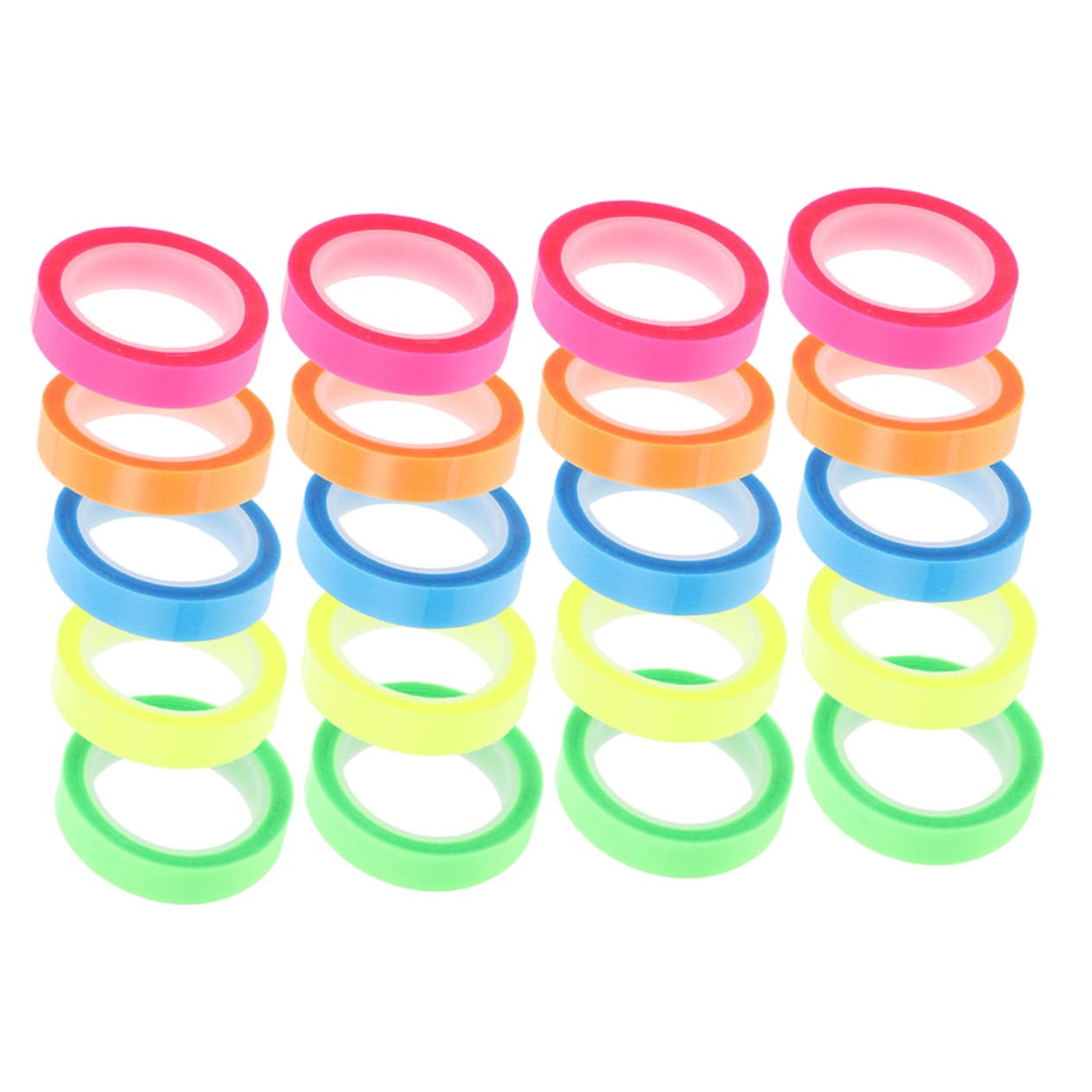 TEHAUX 80rollen Transparente Highlight-tapes Wiederverwendbare Klebebänder Für Notizen Seitenmarkierungen Und Buch-tabs Bunten Farben Für Schule Und Büro