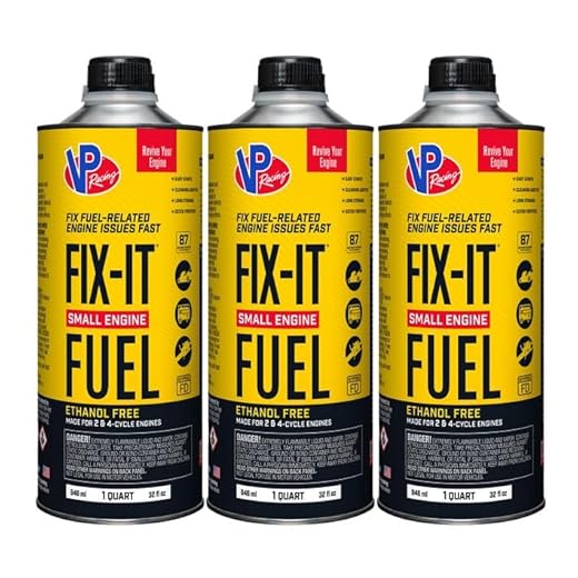 VP Racing Fuels SEF Fix-It Fuel, Fixes Poor or Non-Running Engines, 3 Quarts