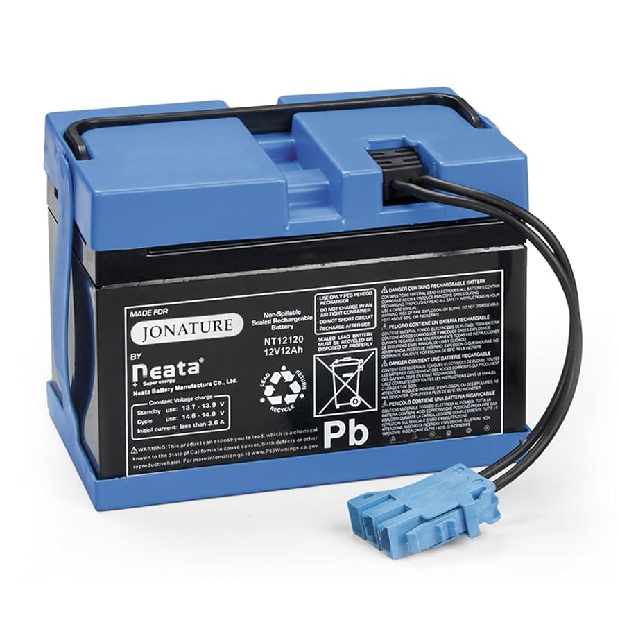 Peg Perego Battery Peg Perego 12v Charger Nuxkst 12V Battery Charger For Peg Perego, Ground Force Tractor John Deere Gator XUV Polaris Outlaw Citrus RZR 900 Powered Ride On Car Replacement Power