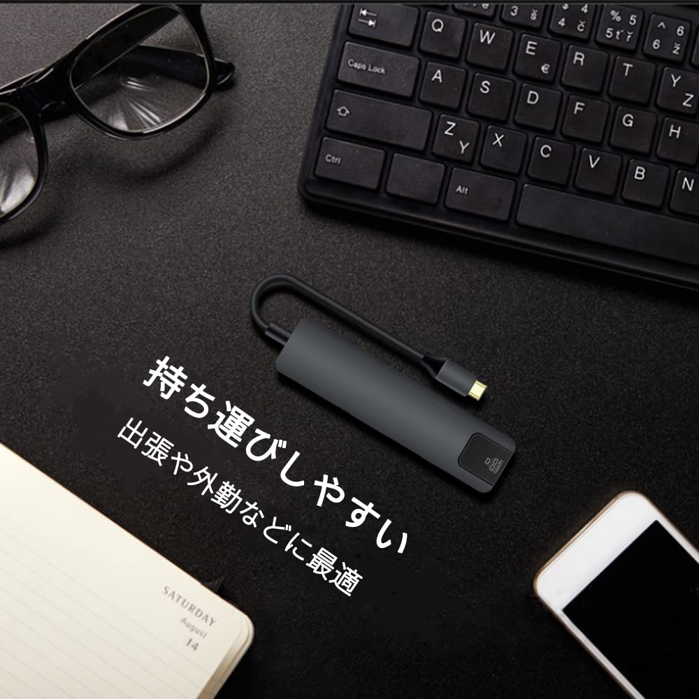 Amazon.co.jp: USB C ハブ 5in1 Type C ハブ 【 LAN 1Gbps