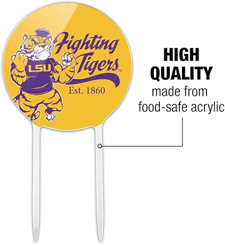 Miniatura 6 de Acrílico Mike the Fighting Tiger LSU - Decoración de fiesta para boda, aniversario, cumpleaños, graduación