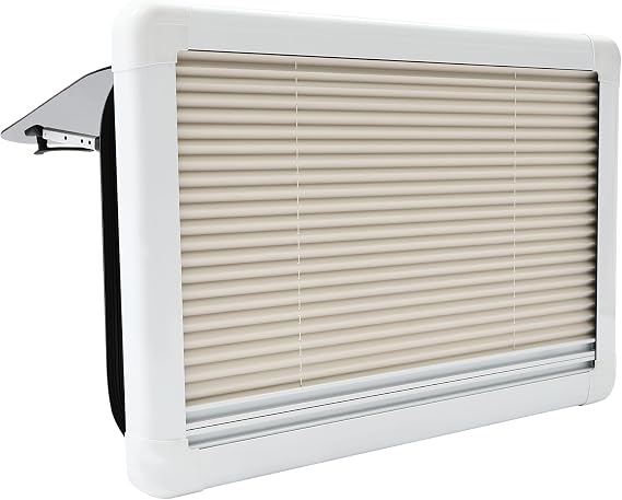 RV Exit Window 30 x 20 RV Window with RV Blinds and Screen, Camper Door Replacement Windows, Window Trailer Exit Window for RV Trailer Van