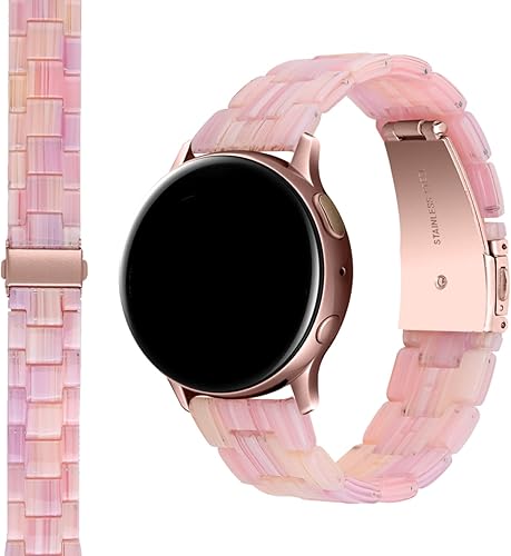 ECSEM Correa de reloj compatible con fósil Gen 5 Julianna para mujer, correa de repuesto de acero inoxidable de 0.866in, correas de liberación