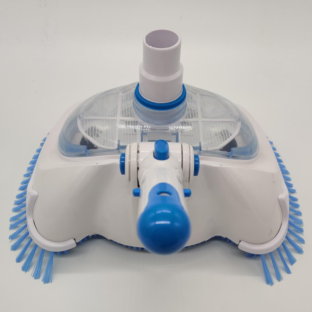 Brosse de Piscine Aspirante Couvercle Transparent pour Bassin Vinyle