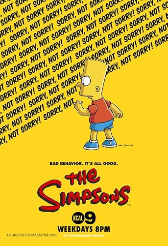 Pixie Posters Multi Colour The Simpsons Tv Series Poster Wall Art A4 Size Version 7