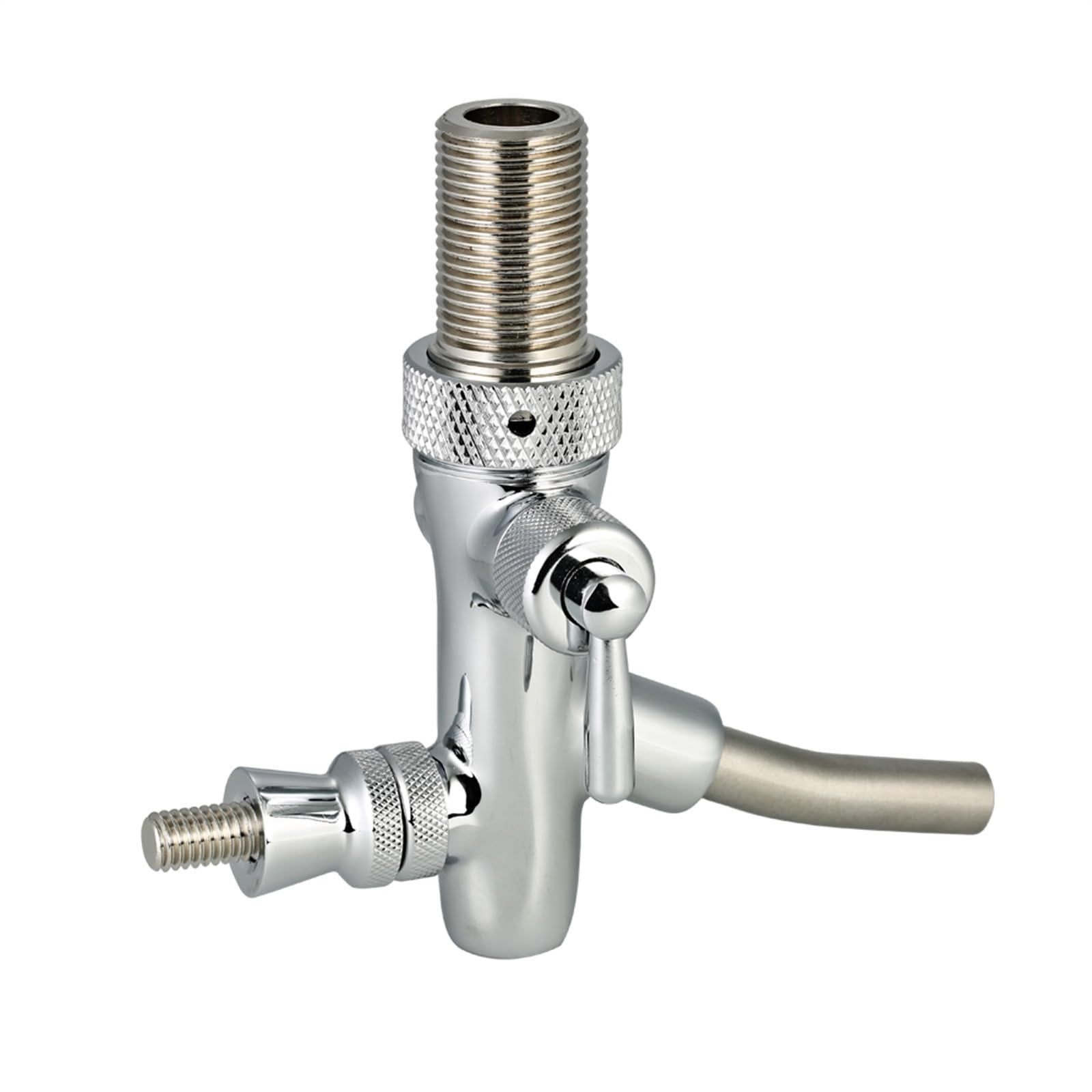 Heimbrau-Sets Heimbrausystem G5/8 Shank Bierzapfhahn Home Brew Fass mit Ball Lock Disconnect Strohhalm(Adjustable Flows)