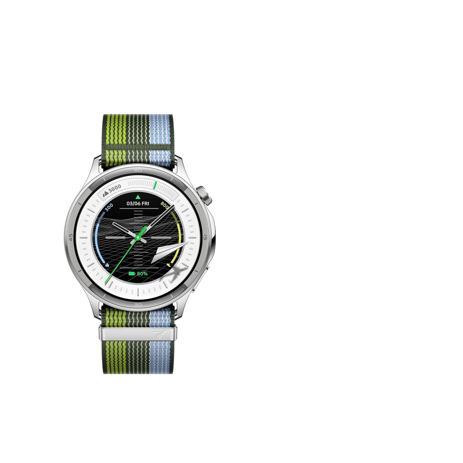OPPO Watch S Smartwatch - Pantalla AMOLED 1.5”, hasta 10 Días de Batería, ECG, SpO2, Más de 100 Modos Deportivos, Resistencia IP68, Compatible con Android y iOS - Plata