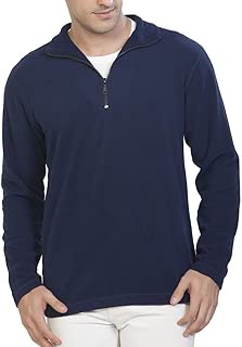 Clifton Men's Polar Fleece Full Sleeve Sweat Shirt - Navy