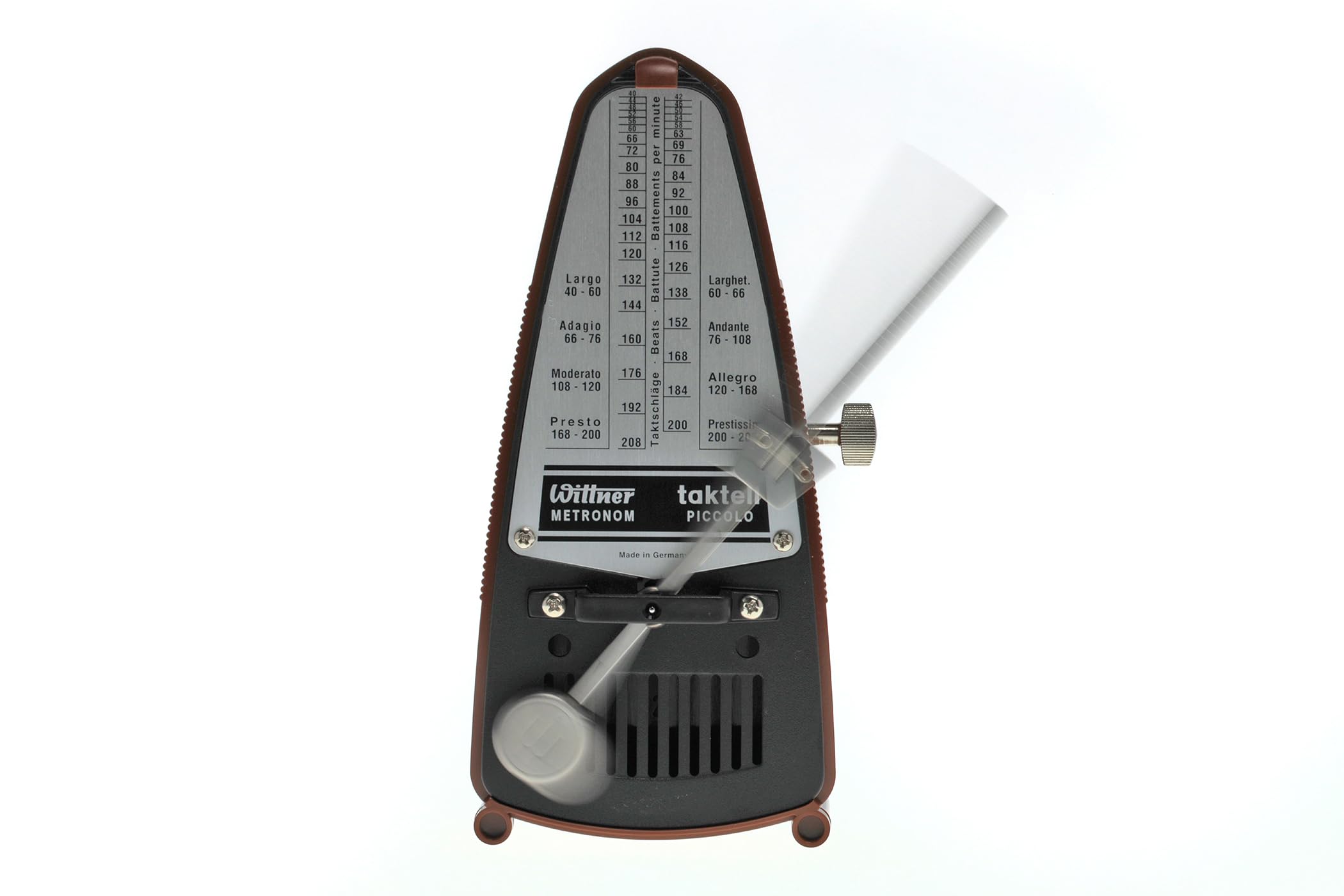 メトロノーム　Wittner メトロノーム Metronome System Malzel ベル付き ウォルナット調 光沢