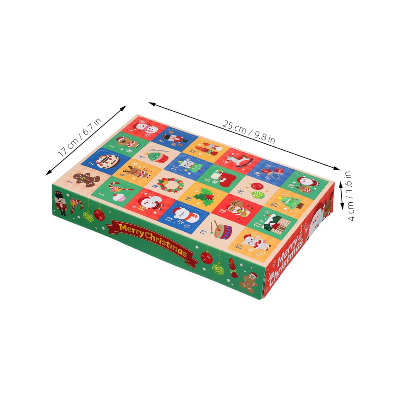LIFKOME 15 Piezas Caja De Regresiva Para Navidad Días Unidades Cajas De Papel Vacías Para Calendario De Adviento Navideño Diy y Decoraciones Navideñas Para Familias