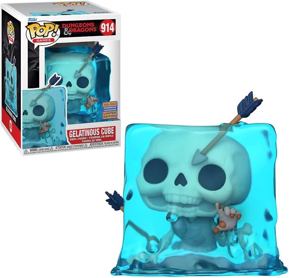 Funko Dungeons & Dragons - Gelatinous Blue Cube Wondercon 2023 Exclusive Pop! Vinyl Figure 914