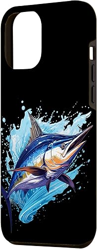 Miniatura 2 de Funda para iPhone 12 Pro Max con peces marinos para amantes de los pescadores y Marlin