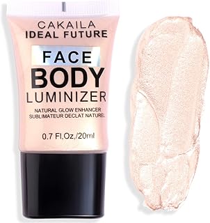 GL-Turelifes Face Glow Liquid Illuminator, Body Natural Glow Enhancer Luminizer Bronzer Smooth Shine Shimmer Liquid Foundation Liquid Highlighter Makeup (01)