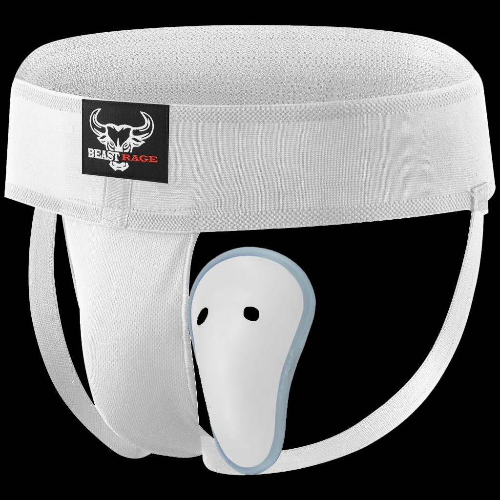 Protector de ingle de boxeo ajustable absorbente del sudor ventilado para hombre taekwondo karate BJJ
