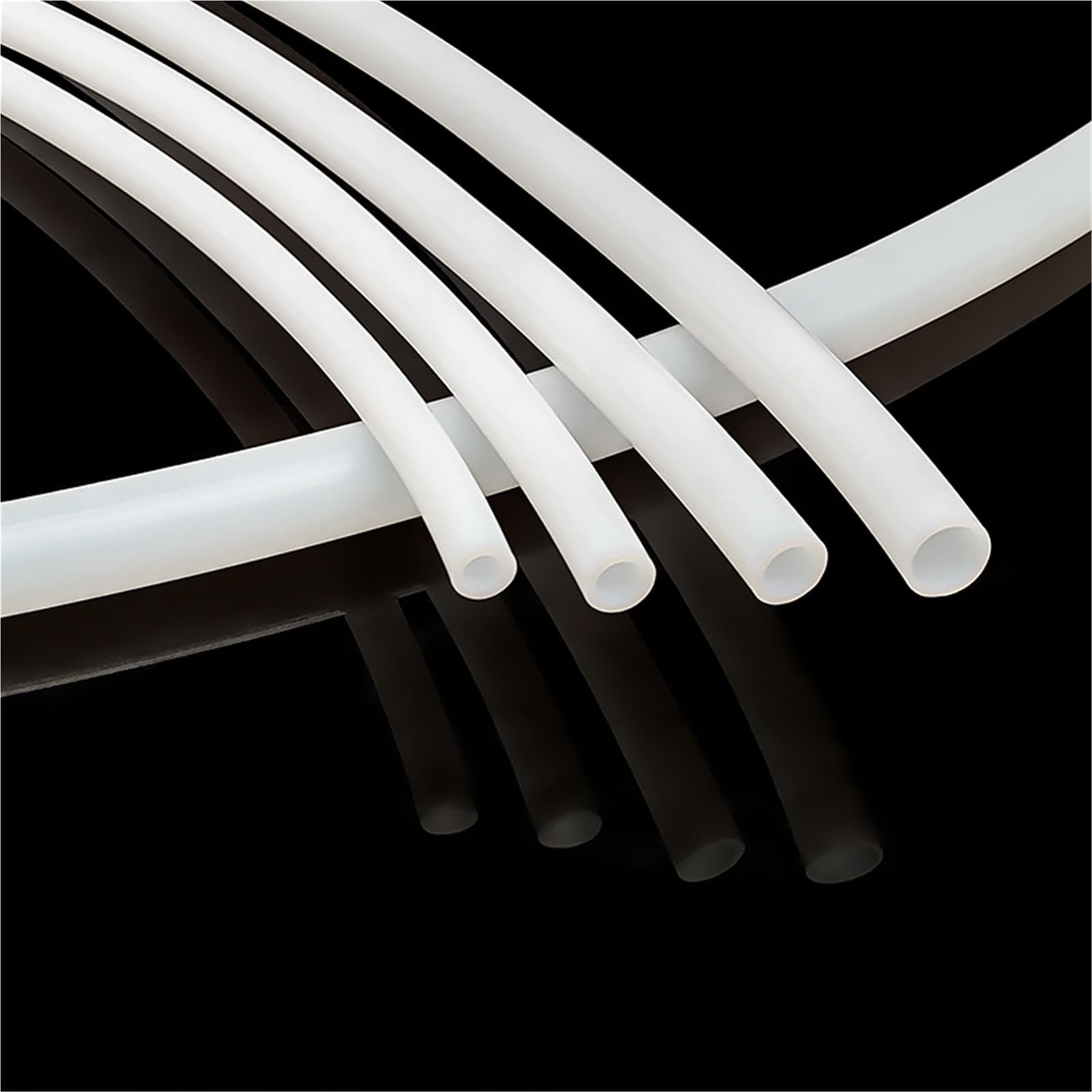 PTFE Tubo For impresora 3D Extrusora Bowden ID 1/2/3/4/5/6~19 mm | Alta temperatura/resistente a la corrosión Baja fricción(1M_ID 6MM X 10MM)