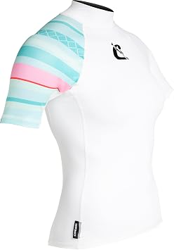 CRESSI Shield Lady Rash Guard Short/SL- Rash Guard Short Sleeve Protective for SUP and Water Sports, Womans