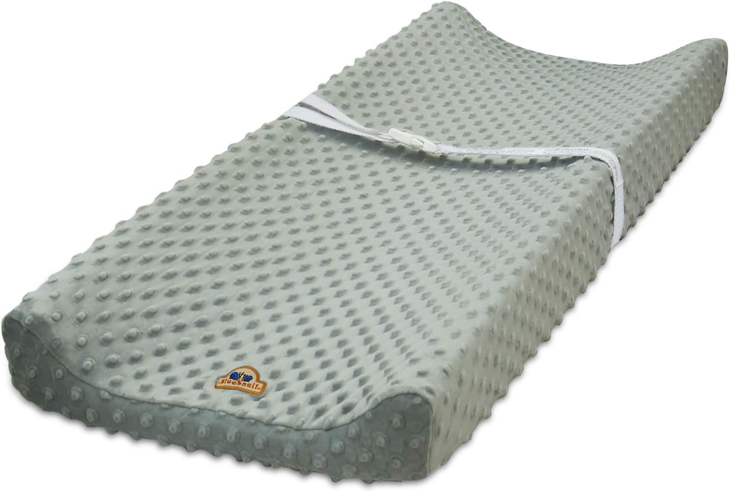 BlueSnail Ultra Soft Minky Dot Changing Pad Cover (Gray)