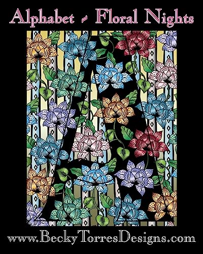 Alphabet 3 - Floral Nights