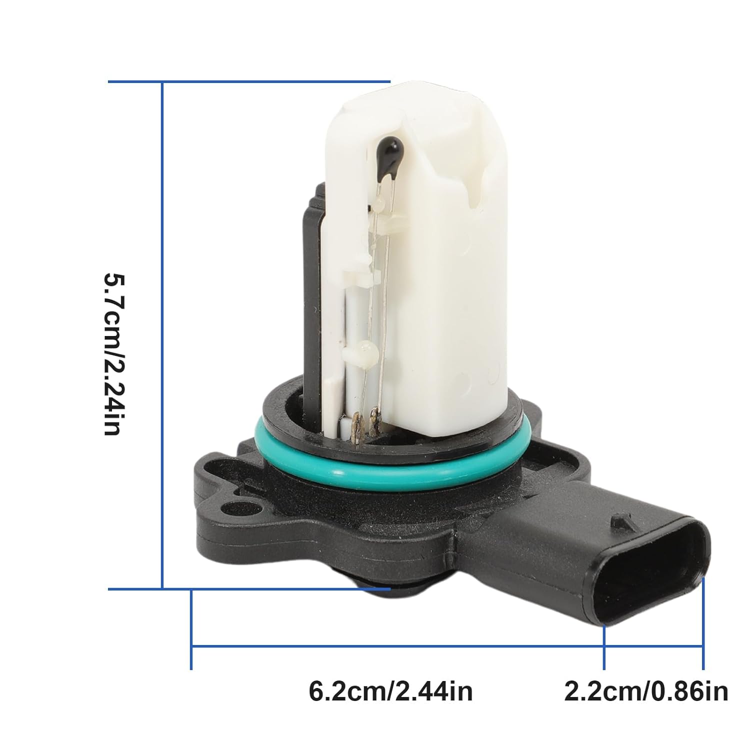 Mass Air Flow Sensor Maf Meter Fit for 528i 535i 640i 740i, 740Li, ActiveHybrid 5 7, M235i, X1 X3 X4 X5 X6 L6 3.0L, Replace OE 13627593624 5WK97512 5WK97512Z AF10429
