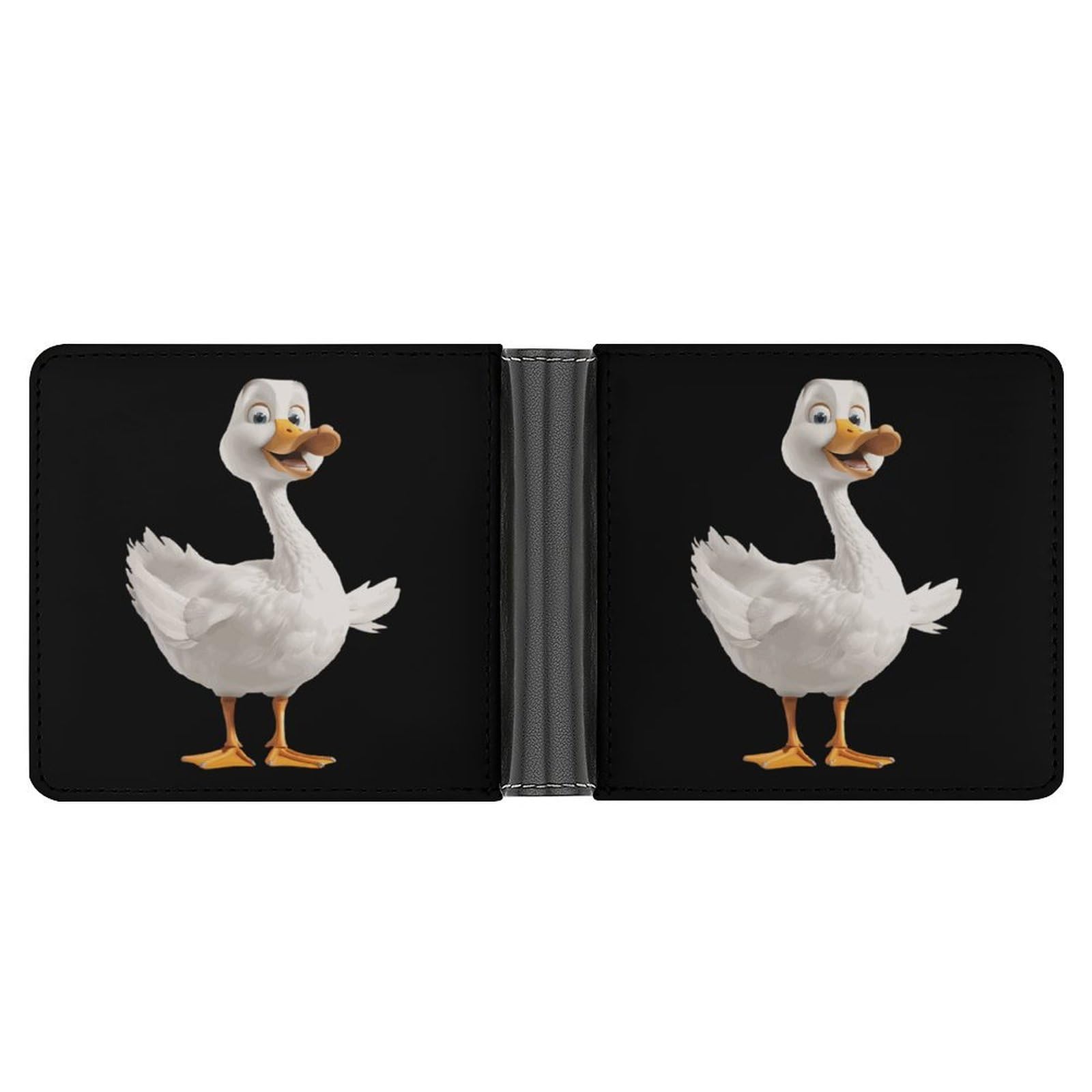 Funny Goose Funny Men's Slim Bifold Wallet with Multiple Card Slots Front Pocket Purse