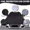 Cubierta para auto contra granizo para Kia Sonet 2021-2026, protector de granizo para auto para exteriores, reforzada, resistente al agua y de servicio pesado, con franjas reflectantes 8