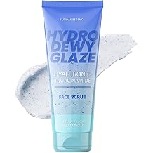 透明质酸和烟酰胺面部磨砂 &ndash; 温和去角质和深层水合作用 &ndash; 皮肤科医生测试、抗皱、韩国护肤 &ndash; 清洁美容、无残忍 &ndash; 6。76 Fl Oz