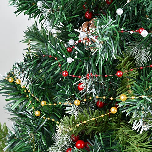 YQing 3 Pezzi Ghirlanda di Perline per Albero di