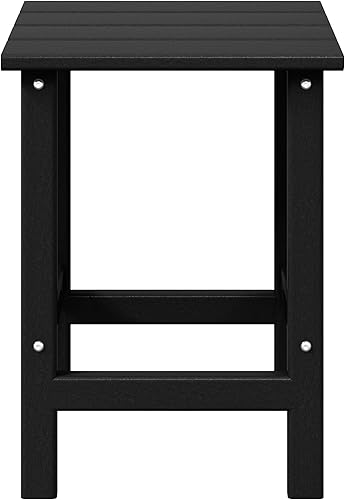 Vista 254 de WestinTrends Dylan Adirondack - Mesa auxiliar redonda para exteriores, color negro