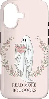 Boooooks かわいいおばけフローラルリーダー 続きを読む スマホケース iPhone 17 用