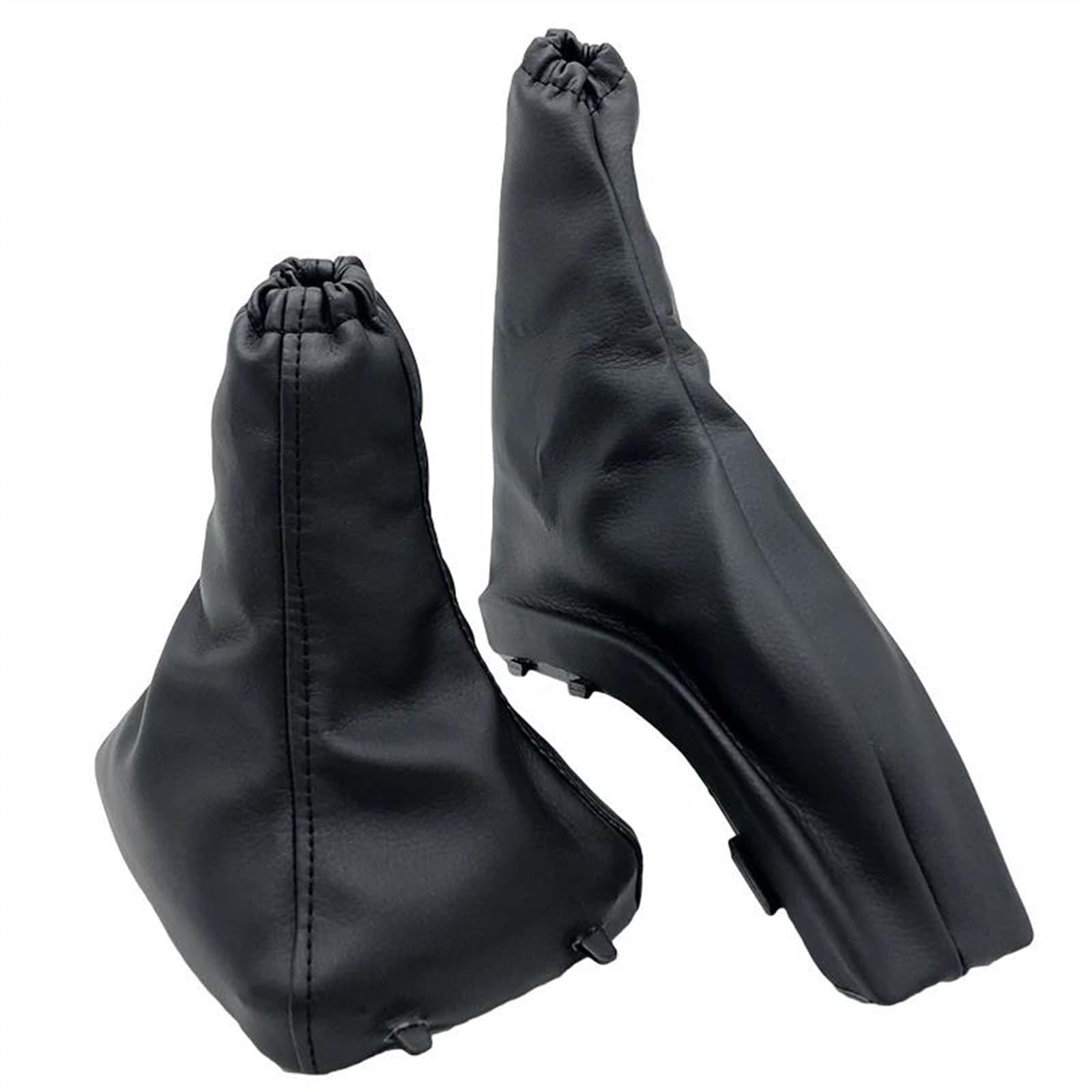LTQSIV Car Handbrake Gear Gaiter Dust Cover Case Gear Shift Knob Lever Shiter for Vauxhall for Opel for Astra II G for Zafira A 1998-2010(2Pcs)