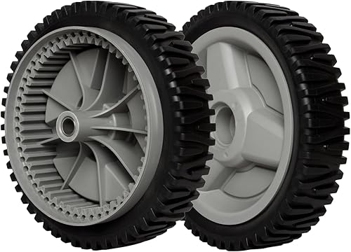 Juego de 2 ruedas de repuesto para cortacésped Husqvarna 532401274 401274X460 401274 532411081 HU700F Stens 205-720 - Neumáticos de tracción
