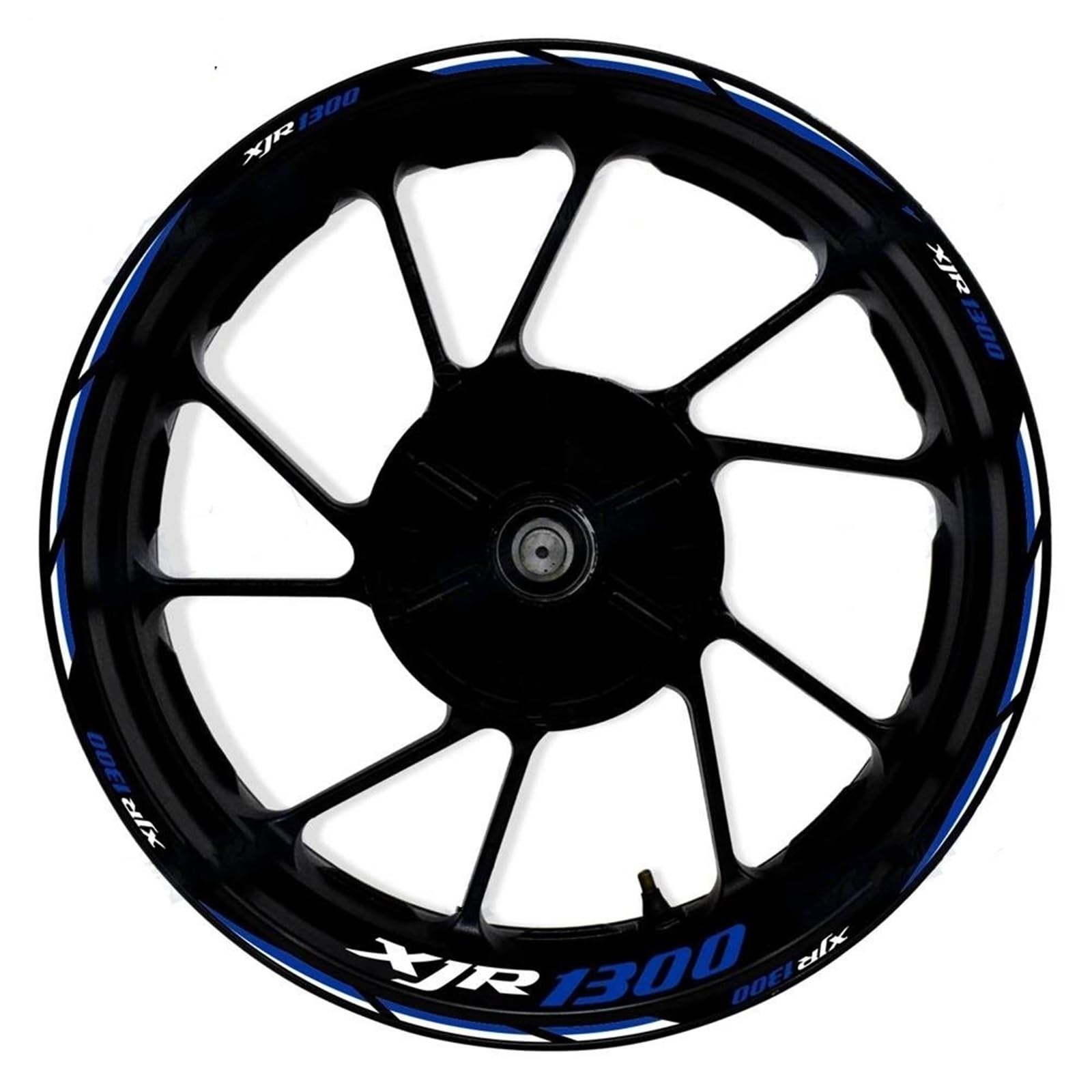 Wheel Stickers Motorcycle Reflective Wheel Decal for XJR1300 XJR 1300 17 Inch Rim Stripe Decals Waterproof Hub Stickers Rim Reflective Decal