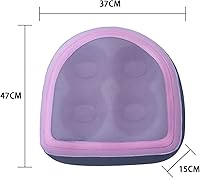 Vista 2 de Asiento elevador inflable para bañera de hidromasaje con ventosa y malla, asientos inflables y llenos de agua de doble propósito, asientos de spa