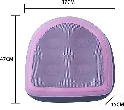 Miniatura 9 de Asiento elevador inflable para bañera de hidromasaje con ventosa y malla, asientos inflables y llenos de agua de doble propósito, asientos de spa de