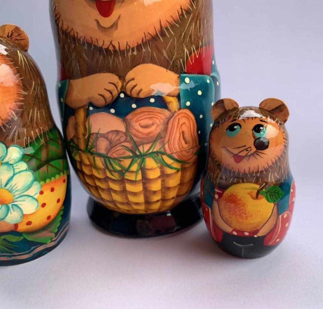 Amazon.co.jp: マトリョーシカ ハリネズミ 3ピース : Hobbies