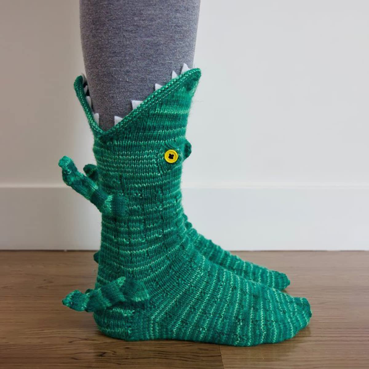 Calcetines de Navidad Personalidad, Calcetines Casuales Suaves de Punto, Calcetines Cálidos de Invierno con Patrón de Dibujos Animados en 3D, Motivos de Animales de Moda(Size:4 Pairs 4 Color)