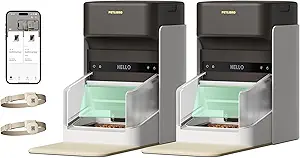 PETLIBRO RFID Automatic Cat Feeder for 2 Cats, Collar Tag Activated Personal Meal, 5G&2.4G Wi-Fi Programmable Food Dispenser for Multiple Cats with Different Diets